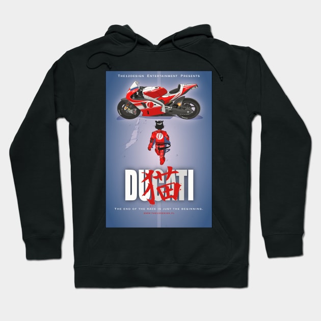 duCATi/Akira Hoodie by the12